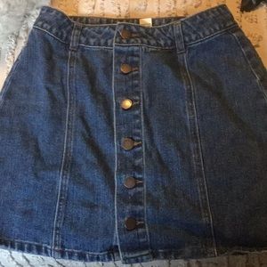 Life in progress jean skirt